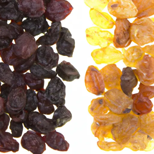 difference between raisins and sultanas