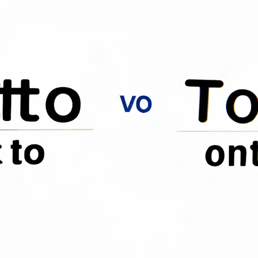 difference between to and too