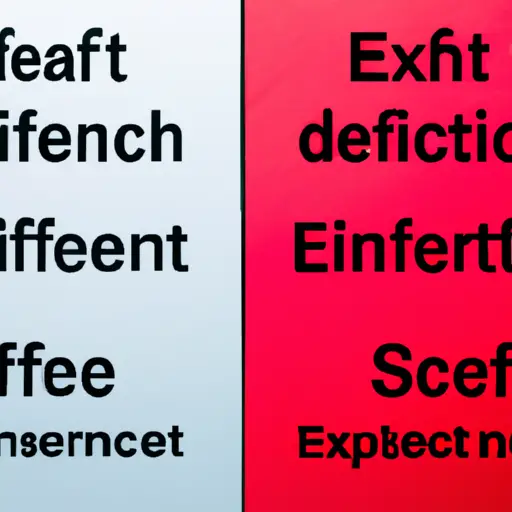 difference between affect and effect in english